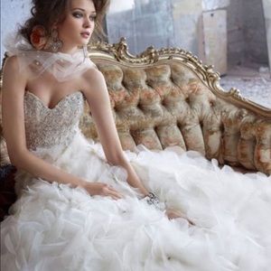 Wedding Dress and Veil